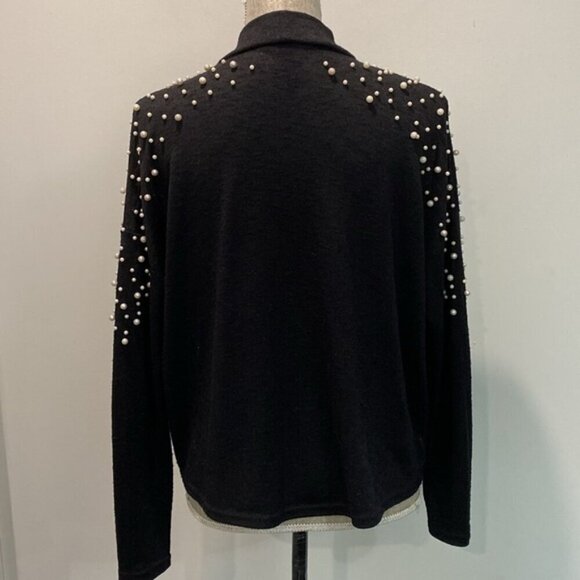 H&M Black Peal Long Sleeve Top - Picture 6 of 10